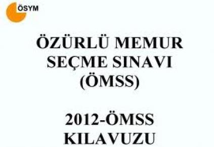 2012 ÖMMS Tercih Kılavuzu
