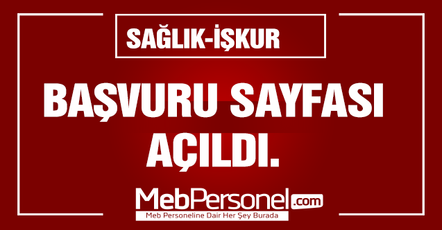 Hastanelere işçi alımı İŞKUR başvuru sayfası açıldı 2020