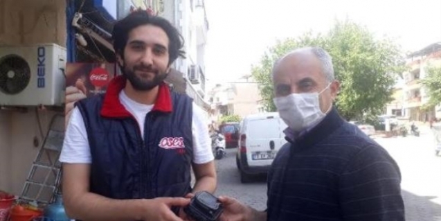 MEM çalışanı, bulduğu 3 bin 400 TL'yi sahibine teslim etti