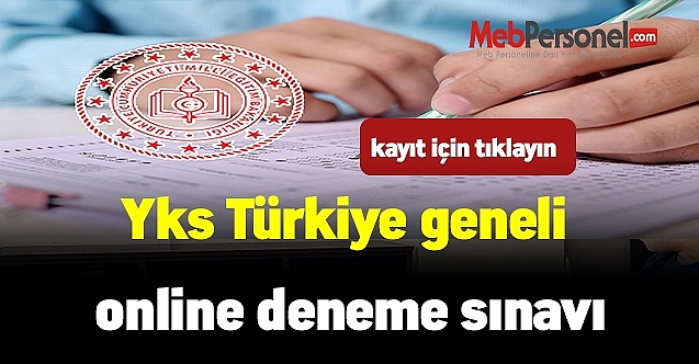 YKS online deneme sınavı giriş