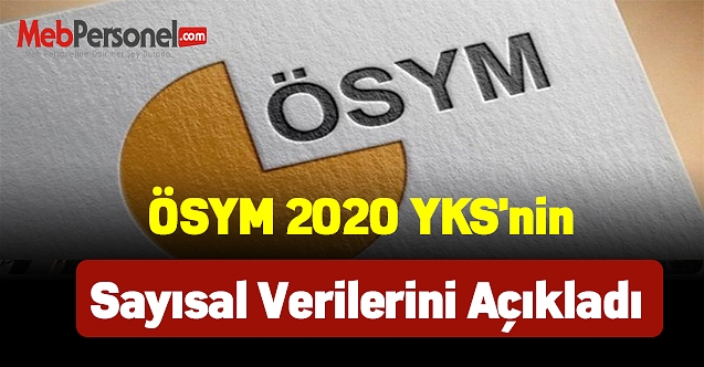 ÖSYM 2020 YKS'nin sayısal verilerini açıkladı