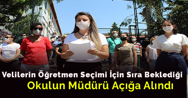 O okul müdürü açığa alındı