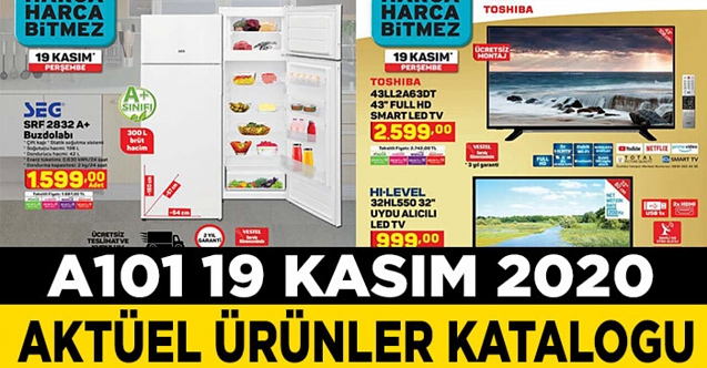 A101 19 Kasım aktüel ürünler kataloğu