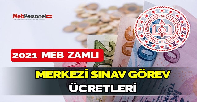 2021 MEB Zamlı Sınav Ücretleri