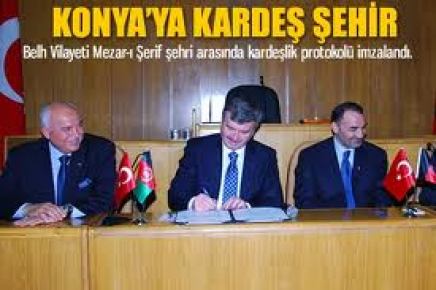 Mevlana'nın doğduğu şehir ile öldüğü şehir kardeş şehir oldu