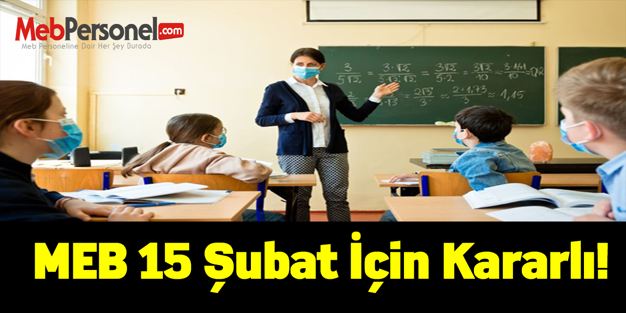 MEB 15 Şubat için kararlı! DYK'larda yüz yüze eğitim başlıyor