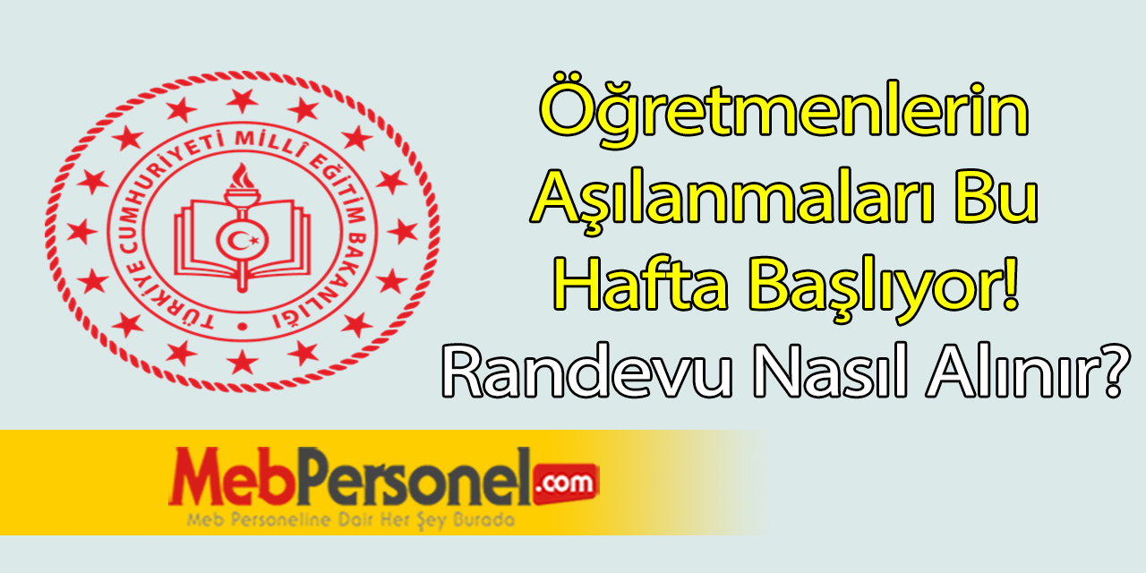 Yüz Yüze Eğitime Başlayan Öğretmenlerin Aşılanması Bu Hafta Başlıyor