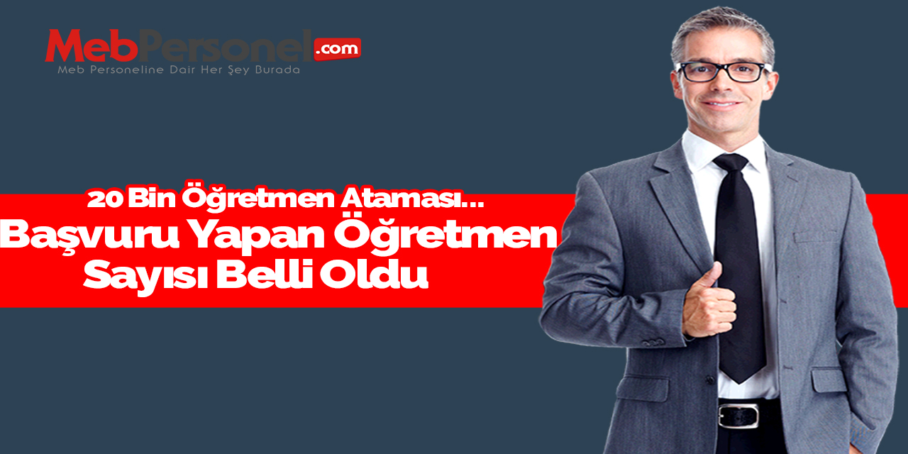 20 Bin Sözleşmeli Öğretmen Atamasına Başvuru Sayısı Belli Oldu