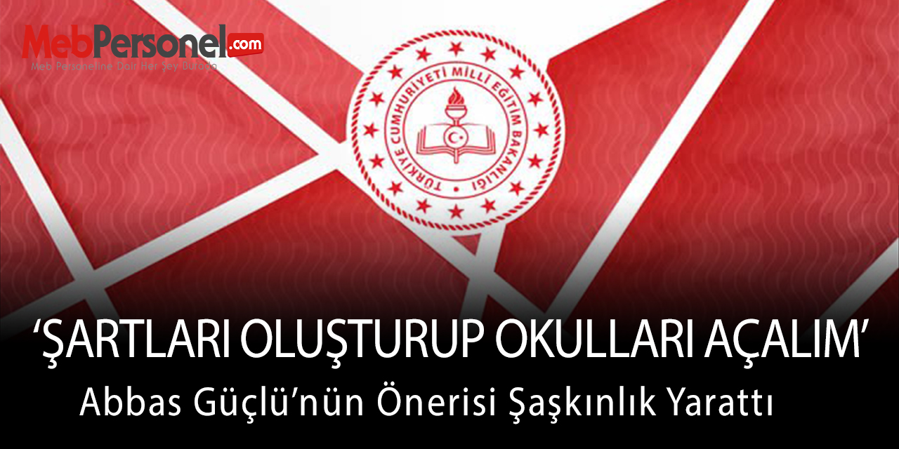 Şartları Oluşturup, Okulları Bir An Önce Açmalıyız