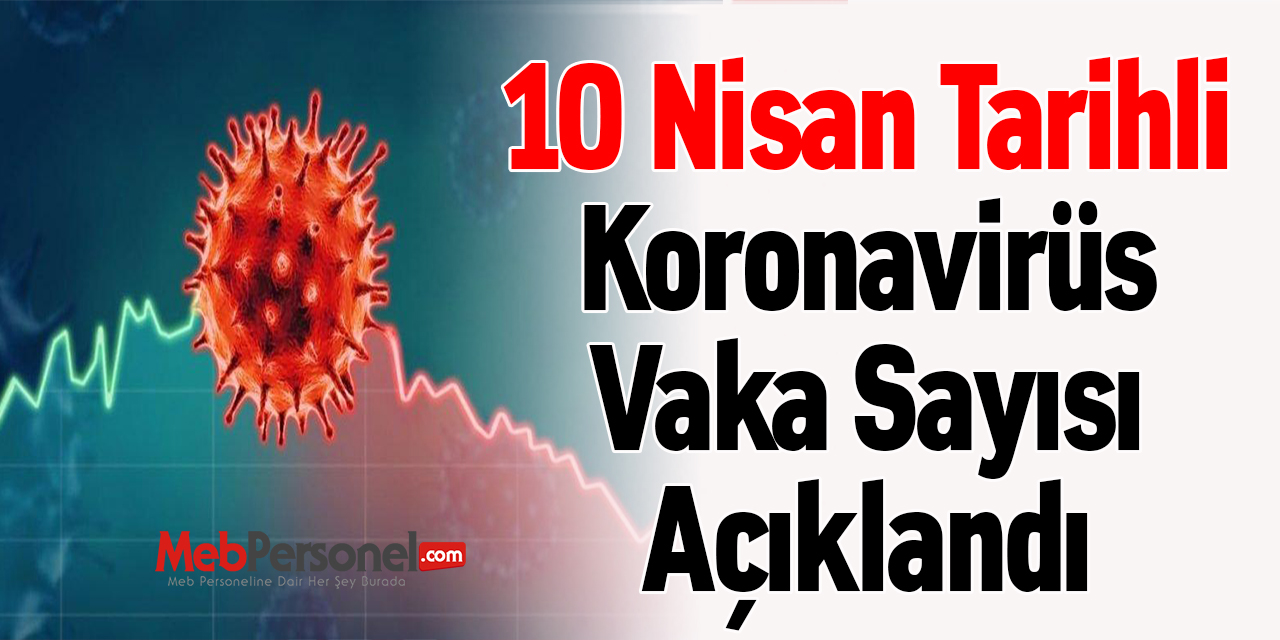 10 Nisan Tarihli Koronavirüs Vaka Sayısı Açıklandı