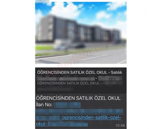 Yanlış Duymadınız.Öğrenciden satılık özel okul!