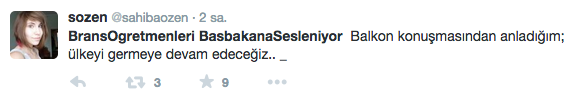 Branş öğretmenleri Başbakan'a sesleniyor