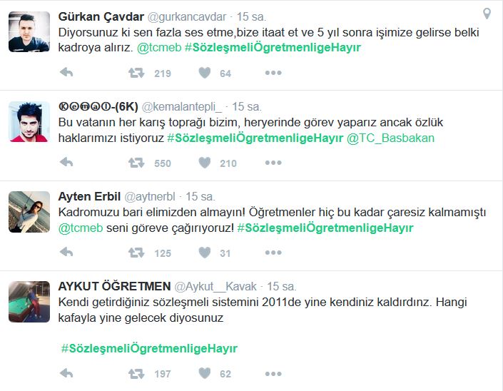 &quot;Sözleşmeli Öğretmenliğe Hayır&quot; Kampanyası Başlatıldı