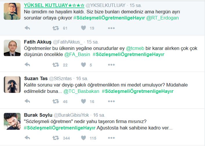 &quot;Sözleşmeli Öğretmenliğe Hayır&quot; Kampanyası Başlatıldı