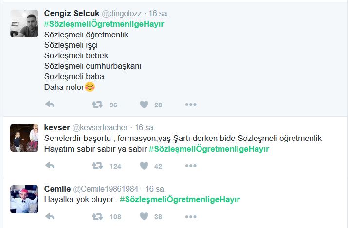&quot;Sözleşmeli Öğretmenliğe Hayır&quot; Kampanyası Başlatıldı