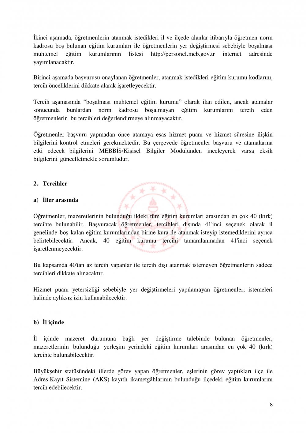 MEB, Sözleşmeli Öğretmenlere Özür Grubu Tayin Hakkı Vermedi