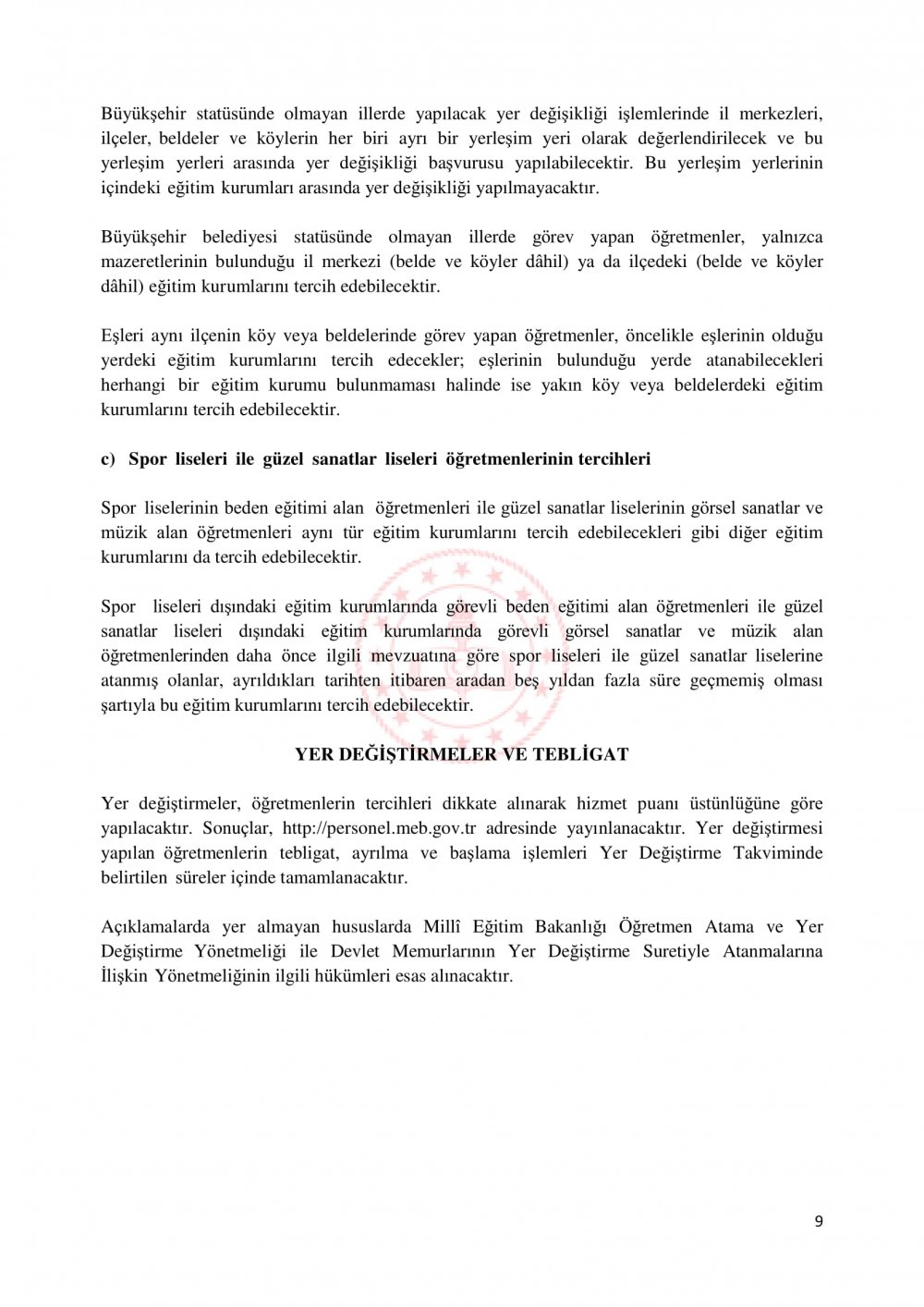 MEB, Sözleşmeli Öğretmenlere Özür Grubu Tayin Hakkı Vermedi