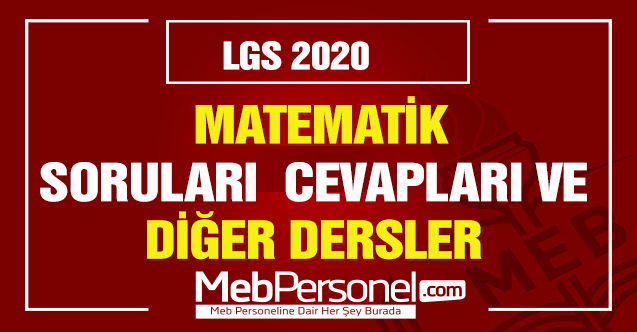 Lgs Sorulari Zor Muydu Kolay Mi 2020