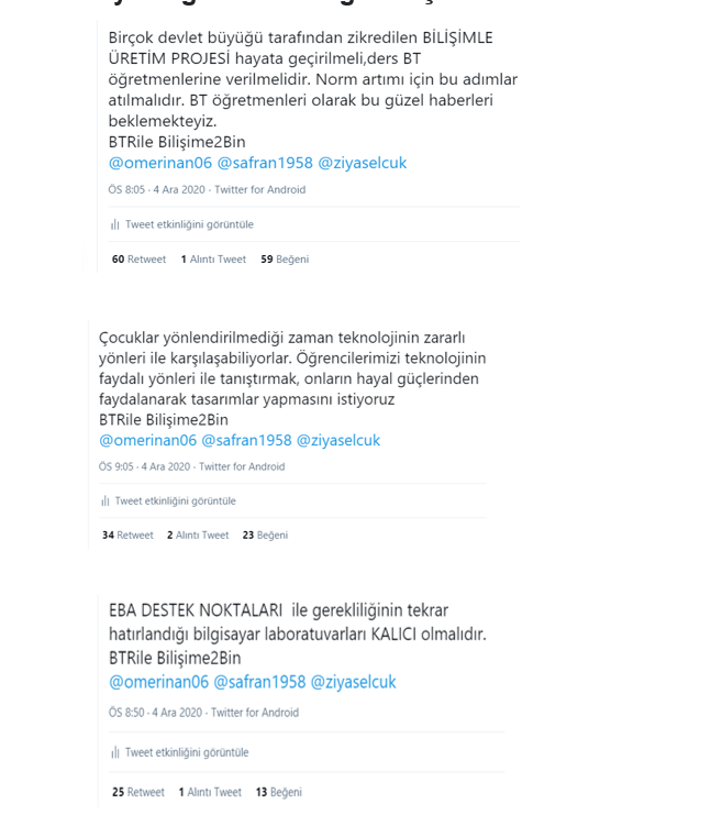 Bilişim Teknolojileri Öğretmenleri İmza Kampanyası İle MEB'e Çağrıda Bulundu