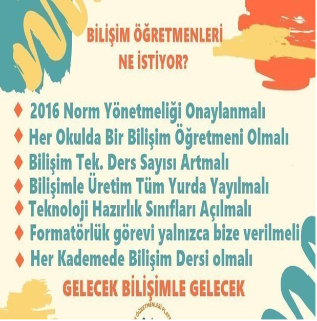 Bilişim Teknolojileri Öğretmenleri İmza Kampanyası İle MEB'e Çağrıda Bulundu