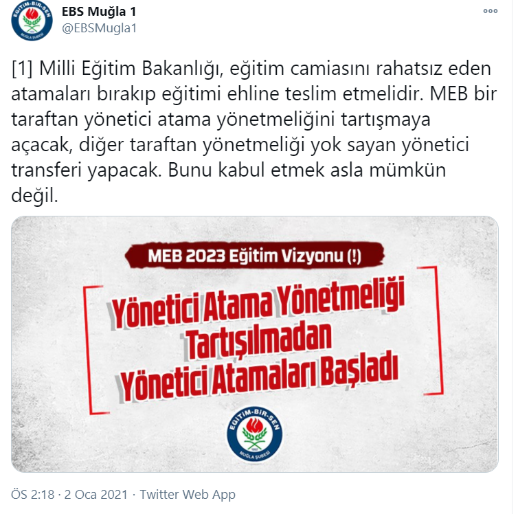 MEB Bakan onayı  ile yaşanan bu olay eğitim camiasını hayrete düşürmüş
