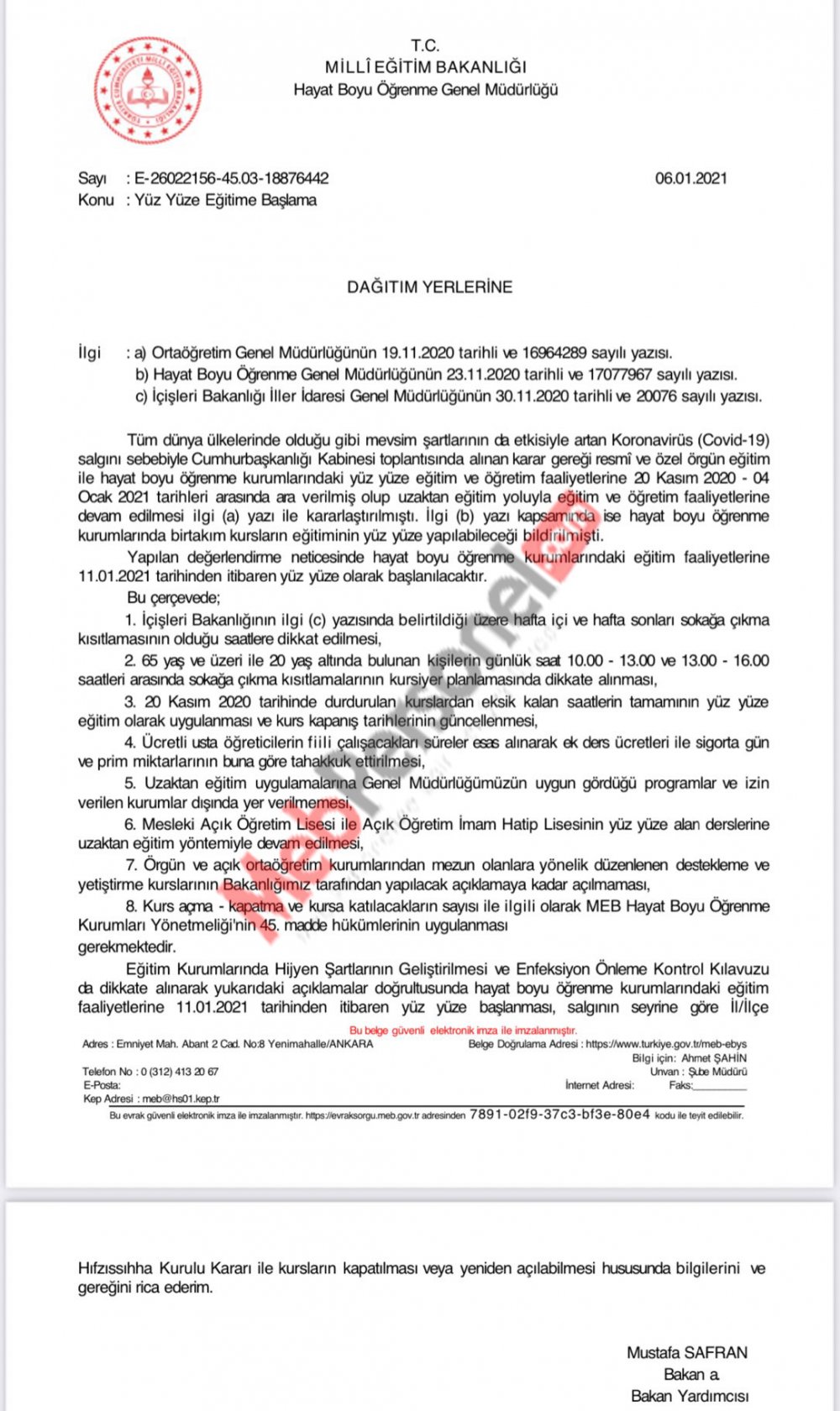 Hayat Boyu Öğrenme Müdürlüğüne Bağlı Kurslar Başlıyor